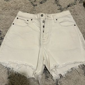 Abercrombie and fitch high waisted dad shorts